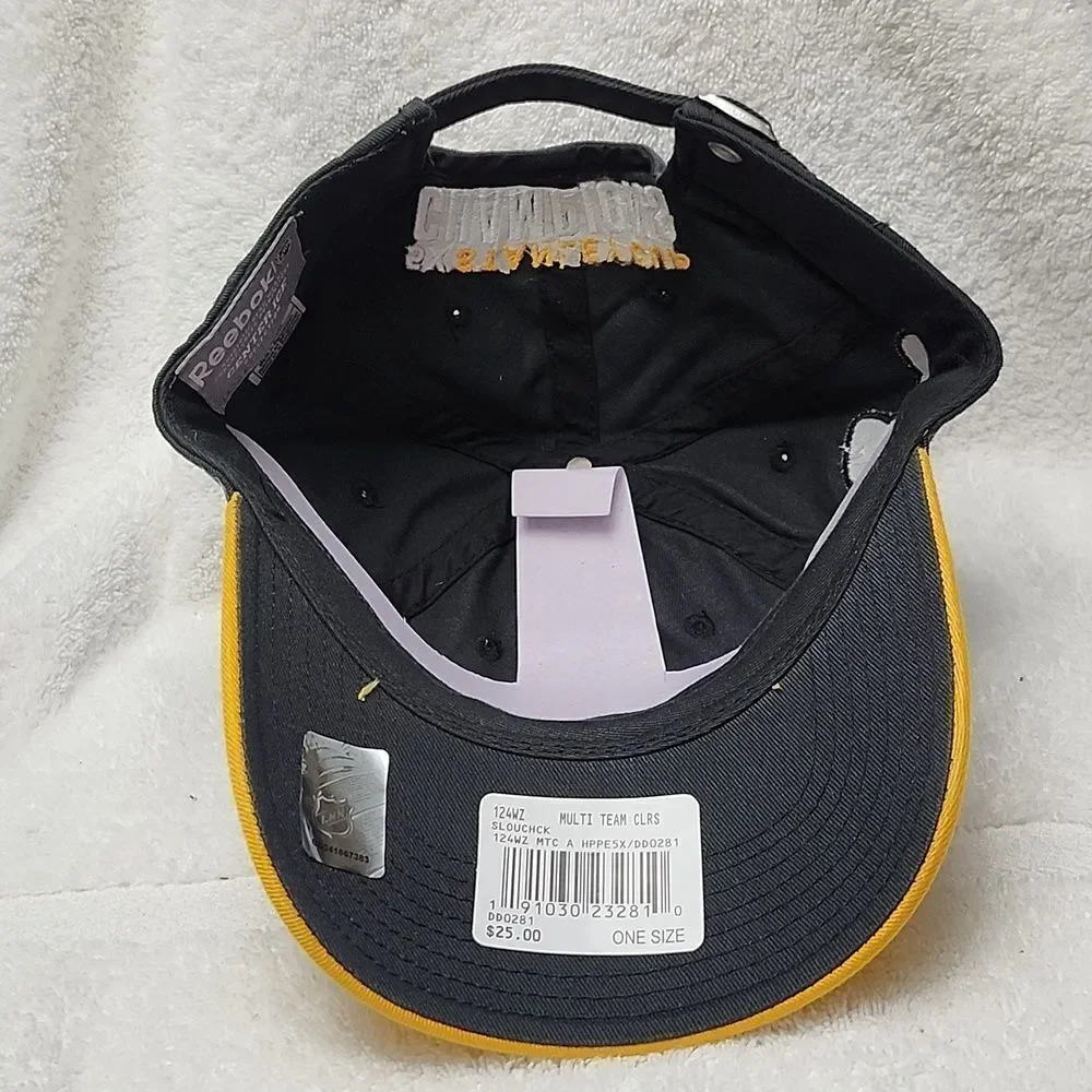 Reebok Pittsburgh Penguins 2017 Stanley Cup Sliderback Hat - New